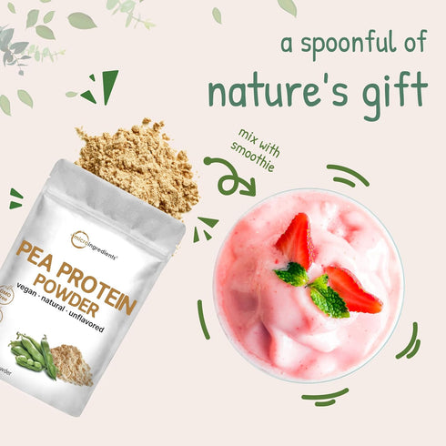 Micro Ingredients Pea Protein Powder, 5 Pounds, Plant Based, Unflavored, Vegan Protein Source