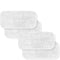 HYCLES Replacement Sienna Luna Cloth Pads: 4 Pcs Microfiber Mop Pads for Steamer Head SSM-3006, Washable