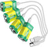9V Battery for Smoke Detector, USB Rechargeable 9V Lithium Batteries, 13500mWh Long Lasting, 4 Pack