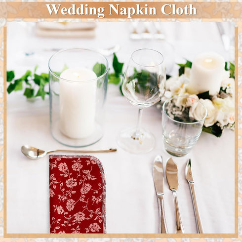 50 Pcs Reusable Paper Towels, Paperless Towels, Cotton Cloths, Washable Paper Towels with Roll for Kitchen (Flower)