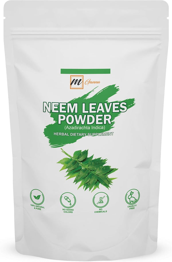 100% Natural Neem Leaf/Azadirachta Indica Powder for Skin, Hair Care, Cosmetic Formulations 100 GMS / 0.22 LBS