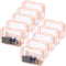 Tbestmax 10 Pack Clear Cosmetic Bags Portable Waterproof TSA Approved Travel Toiletry Bags Organizer