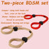 JIANJIEDATA 2PCS Adjustable Sex Cuffs Soft Wrist Cuffs for Bedroom Play Nylon Ankle Cuffs Sexy Handcuffs Bondage