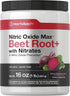 Horbaeach Nitric Oxide Beet Root Powder, 16 oz (454g), Mixed Berry Flavor, Vegan, Non-GMO, Gluten Free Supplement
