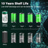 rapthor CR123A 3V CR17345 16 Pack 1650mAh 123A 10 CR123 123 Lithium Batteries High Power Year Shelf Life