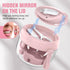 Denture Bath Box Cup Kit, Portable Leak Proof Retainer Case for Travel, Cleaning Care with Brush, Strainer, Tool, Mirror
