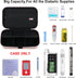 BOVKE Glucose Monitor Case, Diabetic Supply Travel Bag for Glucose Meter, Blood Sugar Test Strips, Lancets, Rosegold