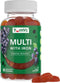 YumVs Multivitamin Gummies with Iron - Vegetarian Kosher Multi Vitamins for Adults, Grape Flavor, 60 Count, with