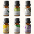 Pure Aroma Essential Oils Set, Top 6 Aromatherapy Oils Gift Set, 10ml (6 Pack)