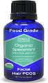 Organic Spearmint Oil, Food Grade for Facial Hair, 100% Pure Therapeutic Essential Oil, 1 OZ
