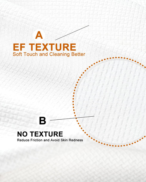 LUXU Large Disposable Face Towel, Extra Thick Soft Biodegradable Facial Washcloth for Sensitive Skin, 100 Count
