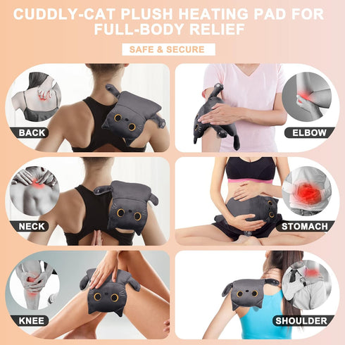 Microwave Heating Pad for Cramps, 16"x12" Moist Microwavable Period Heating Pads for Cramps and Pain Relief