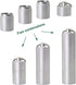 PPFISH Portable Daily Pill Case, 3 Compartments Anti-Skid Aluminum Alloy Waterproof Pill Box Dispenser, Keychain Holder
