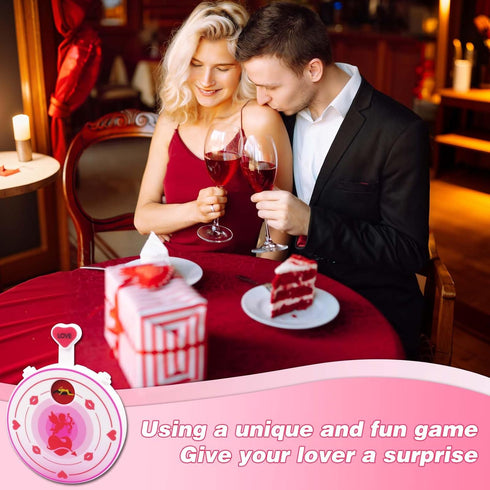 oyeftp Funny Couple Position Selector, Fun Night Dating Decision, Two-Sided Mechanical Date Ideas Night Couple Easter