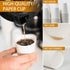 Vumdua 800 6 oz Pcs Disposable Paper Coffee Cups, Hot Cold Beverage Drinking Cup for Coffee, Tea, Juice, Espresso