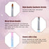 3pcs Nail Art Clean Up Brushes, Round & Angled Head Silicone Nail Art Tools for Painting Design Polish Cleaning