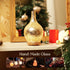Setting, 150ml Porseme Gold Plated Essential Oil Diffuser Glass Aromatherapy Ultrasonic Humidifier, Auto Shut-Off,Timer
