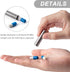 TISUR Small Keychain Pill Holder: Titanium Metal Travel Pill Case, Portable Organizer Container for Purse, Waterproof