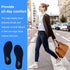 Memory Foam Insoles for Women, Replacement Shoe Inserts for Work Boots, Running, Hiking, Comfort Inner Soles, Navy US 8