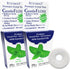 Eco-Dent GentleFloss Dental Floss, Waxed, Mint - Vegan Plant-Based Wax, 100 Yds Each (Pack of 2).