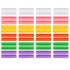 48 Pcs Colorful Orthodontic Aligner Chewies for Aligner Chompers, 6 Color