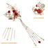 Lurrose Japanese Hairpins, Butterfly Tassel Kimono Kanzashi Bobby Pins Hair Clip Accessory for Traditional Kimono