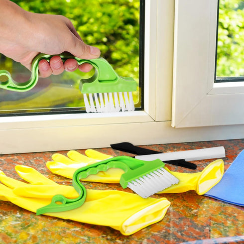 Mobestech 20 Pcs Brush Window Track Cleaner Kit - Window Cleaner, Blinds Washing Tools, Keyboard Cleaner, Sunroof
