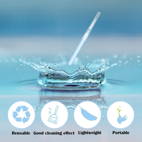EasyHonor Braces Brush - Cleaner Interdental Toothpick Dental Flossing Head Oral Hygiene Tool (5 Colors, 75pcs)