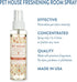 One Fur All Pet Air Freshener - 4 OZ Concentrated Room Spray for Pet Odor, Mango Peach, Pack of 1