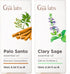 Palo Santo Essential Oil for Diffuser & Sage Oil for Skin Set