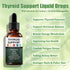GXSAE 4 oz. (120mL) (1) Actora Thyroid Support Drops, Kindled Thyroid Support Liquid Drops with Selenium Zinc Iodine