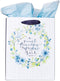 Christian Art Gifts Gift Bag/Tissue Paper Set A Sweet Friend Proverbs 27:9