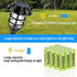 Henreepow Rechargeable AA Batteries, 12 Pack 1000mAh Pre-Charged for Outdoor Solar Lights, String Lights