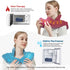Microwave Heating Pad for Neck and Shoulders - Large Weighted Microwavable Heated Neck Wrap for Pain Relief