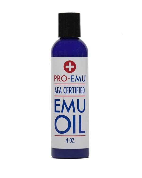 OIL (4 oz) All Natural Emu Oil, AEA Certified, Made In USA, Best for Face, Skin, Hair, Nails