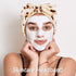 VELSCRUN 6 Pcs Brown Leopard Puffy Sponge Spa Headband Set - Hair Accessories for Washing Face and Makeup