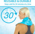 Arctic Flex Neck Ice Pack - Cold Compress Shoulder Therapy Wrap - Cool Reusable Medical Freezer Gel Pad for Swelling, Injuries, Headache, Cooler (Large (1 Pack))