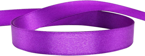 Maclemon Double Face Satin Ribbon, Purple, 1-1/2 Inch Wide, 100 Yards for Gift Wrapping, Weddings, Party