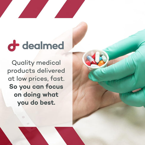 Dealmed Medicine Cups – 200 Graduated 1oz Disposable Plastic Measuring Cups for Doctor's Offices, Schools, Hospitals