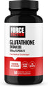 FORCE FACTOR Glutathione Supplement, 500mg Antioxidant with Reduced Glutathione, Vegan, Non-GMO, 60 Vegetable Capsules