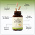 Herbal Roots Ginger Supplement | Organic Ginger Root Capsules | 1,200 mg Pure Ginger Powder per Serving, 60 Vegan