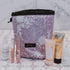 Jadyn Cinch Top Compact Travel Makeup Bag, Cosmetic Organizer for Women (Dusty Lavender)