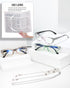 EYEURL Cat Eye Reading Glasses for Women, Blue Light Blocking 3 Pack Computer Readers 1.75 with Spring Hinge