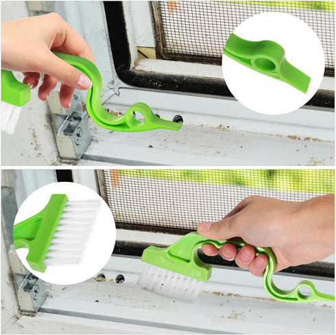 Mobestech 20 Pcs Brush Window Track Cleaner Kit - Window Cleaner, Blinds Washing Tools, Keyboard Cleaner, Sunroof