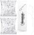 Hushee 1000 Count Dental Floss Bulk Tooth Picks, Individually Wrapped Travel Floss Picks for Oral Care