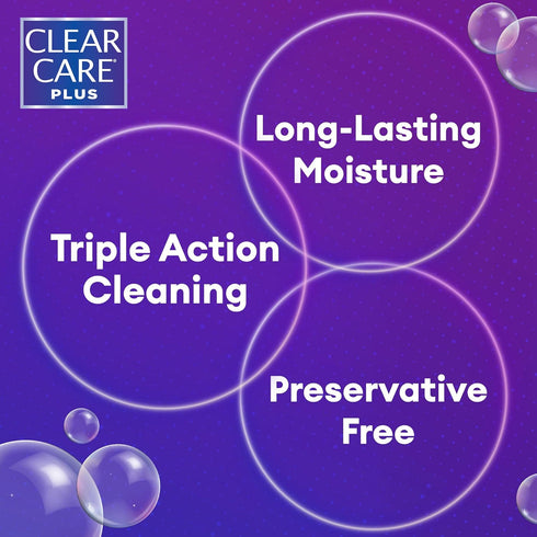 Clear Care Plus Cleaning Solution Travel Pack, 3 Fl Oz, No Flavor