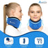 Atsuwell Neck Brace for Sleeping, Soft Cervical Collar for Neck Pain, Adjustable Support with Hot Cold Gel Packs
