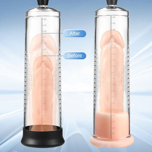 Kaechiu Penis Enlargement Pump Manual Vacuum for Male ED Strengthen Enlarger Booster Extender Cock Enlarger Man Aid