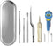 6 Pcs Ear Pick Ear Curette - LED Light Earwax Removal Cleaner with Stainless Steel Storage Box