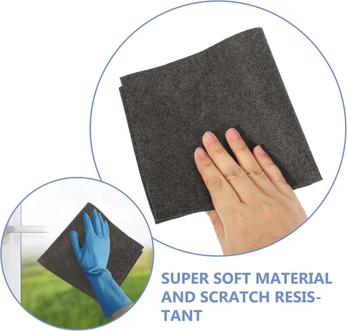 Gatuida 6 Pcs Disposable Rags, Cotton Cleaning Cloths, Lens Cleaning, Hair Towel, Dish Towels, Absorb Water